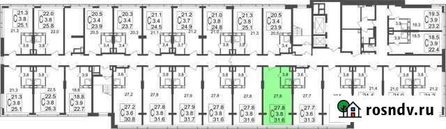 Квартира-студия, 31.6 м², 6/17 эт. на продажу в Королеве Королев - изображение 1