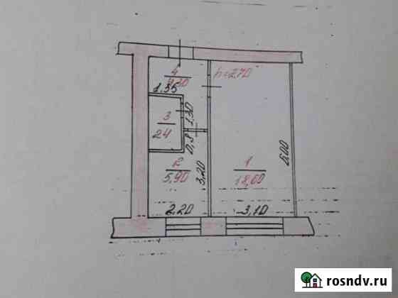 1-комнатная квартира, 32 м², 3/3 эт. на продажу в Красногорском Республики Марий Эл Красногорский