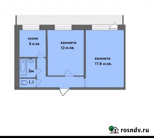 2-комнатная квартира, 49.1 м², 8/9 эт. на продажу в Челябинске Челябинск - изображение 1