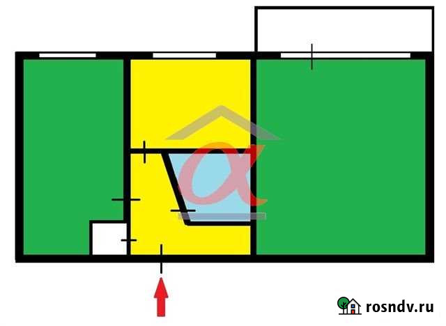2-комнатная квартира, 45 м², 5/5 эт. на продажу в Кемерово Кемерово - изображение 1
