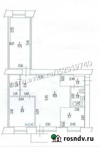 3-комнатная квартира, 53 м², 4/5 эт. на продажу в Барнауле Барнаул - изображение 1