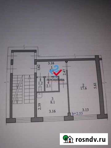 1-комнатная квартира, 34.8 м², 1/5 эт. на продажу в Благовещенске Амурской области Благовещенск - изображение 1