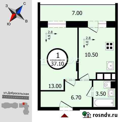 1-комнатная квартира, 37.1 м², 18/18 эт. на продажу во Владимире Владимир