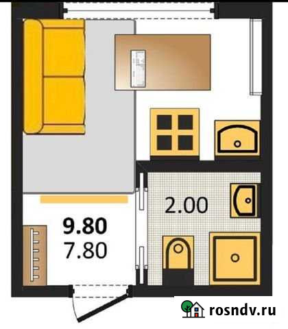 Квартира-студия, 10 м², 1/7 эт. на продажу в Москве Москва - изображение 1
