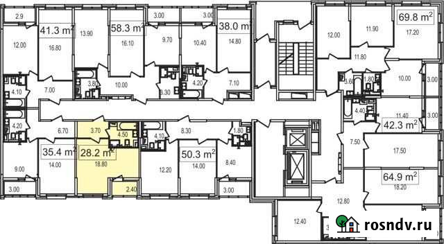 Квартира-студия, 28.2 м², 9/25 эт. на продажу в Москве Москва - изображение 1