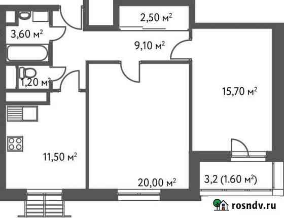 2-комнатная квартира, 65 м², 14/15 эт. на продажу в Москве Москва