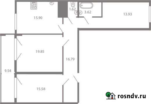 3-комнатная квартира, 96.8 м², 10/18 эт. на продажу в Иваново Иваново - изображение 1