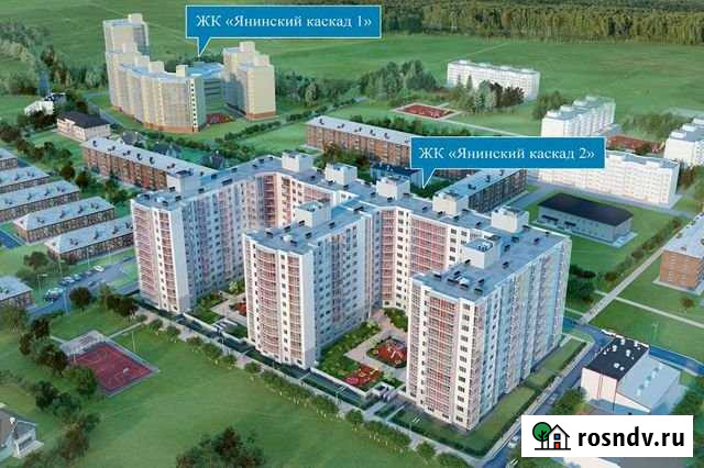 2-комнатная квартира, 54 м², 8/12 эт. на продажу в Янино-1 Янино-1 - изображение 1