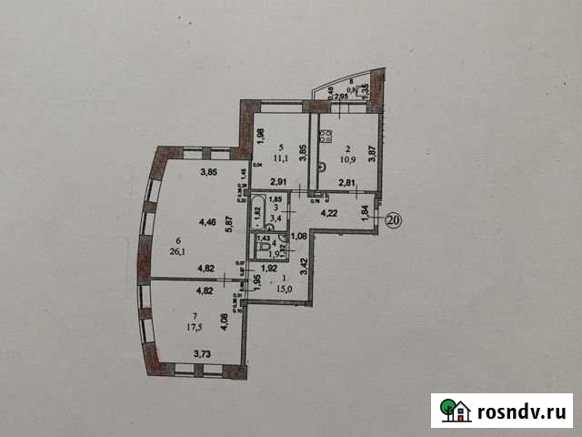 3-комнатная квартира, 86 м², 6/8 эт. на продажу в Йошкар-Оле Йошкар-Ола - изображение 1