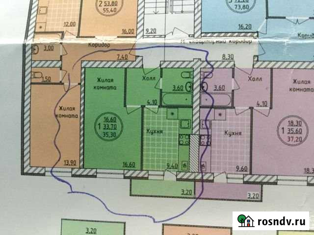 1-комнатная квартира, 36.9 м², 2/3 эт. на продажу в Ульяновске Ульяновск - изображение 1