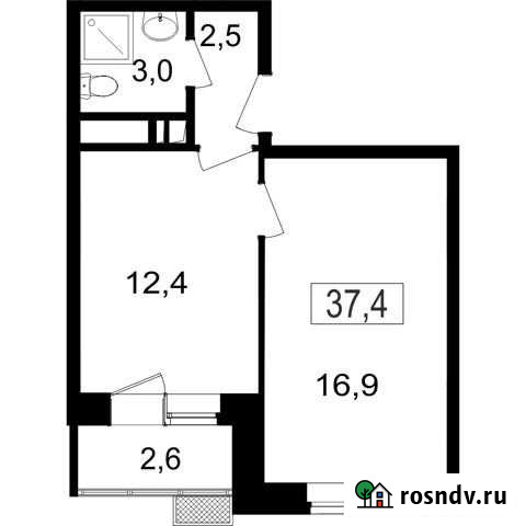 2-комнатная квартира, 34.8 м², 6/7 эт. на продажу в Мытищах Мытищи - изображение 1