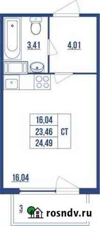 Квартира-студия, 24.5 м², 3/11 эт. на продажу в Санкт-Петербурге Санкт-Петербург
