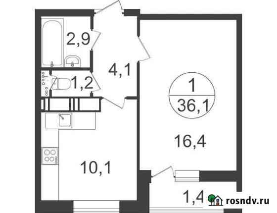 1-комнатная квартира, 36.1 м², 9/22 эт. на продажу в Балашихе Балашиха