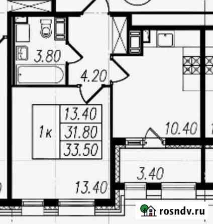 1-комнатная квартира, 34 м², 10/12 эт. на продажу в Санкт-Петербурге Санкт-Петербург