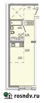 Квартира-студия, 37 м², 13/16 эт. на продажу в Иркутске Иркутск - изображение 1