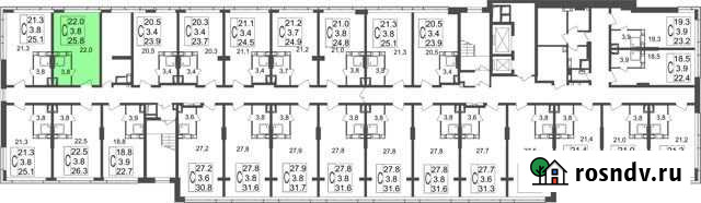 Квартира-студия, 25.8 м², 5/17 эт. на продажу в Королеве Королев - изображение 1