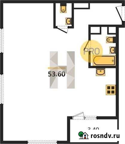 2-комнатная квартира, 54 м², 18/24 эт. на продажу в Москве Москва - изображение 1