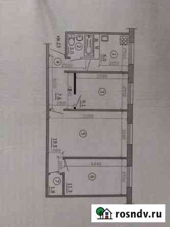 3-комнатная квартира, 58 м², 1/5 эт. на продажу в Казани Казань