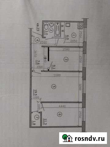 3-комнатная квартира, 58 м², 1/5 эт. на продажу в Казани Казань - изображение 1
