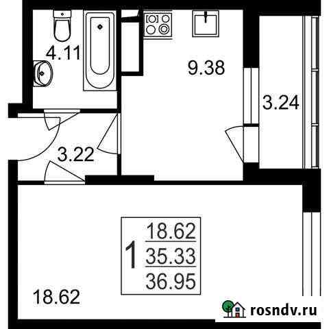 1-комнатная квартира, 37 м², 1/8 эт. на продажу в Нахабино Нахабино