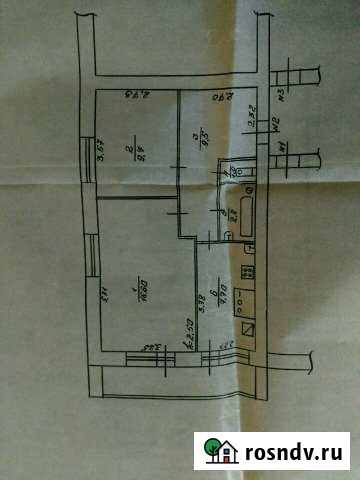 2-комнатная квартира, 47 м², 1/2 эт. на продажу в Кирове Калужской области Киров - изображение 1