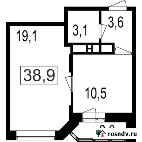 2-комнатная квартира, 36.3 м², 6/7 эт. на продажу в Мытищах Мытищи - изображение 1
