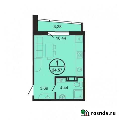 Квартира-студия, 24.6 м², 1/10 эт. на продажу в Челябинске Челябинск - изображение 1