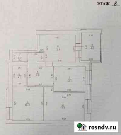 3-комнатная квартира, 84 м², 8/10 эт. на продажу в Казани Казань