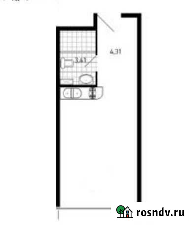 Квартира-студия, 26.9 м², 10/23 эт. на продажу в Санкт-Петербурге Санкт-Петербург - изображение 1