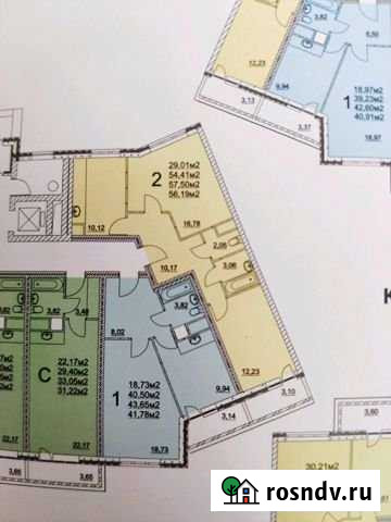 2-комнатная квартира, 53 м², 18/18 эт. на продажу в Реутове Реутов - изображение 1