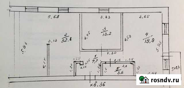 3-комнатная квартира, 78 м², 1/3 эт. на продажу в Ворсме Ворсма - изображение 1