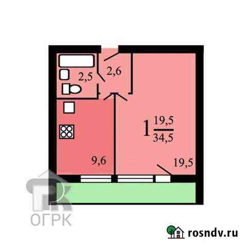 1-комнатная квартира, 34.5 м², 3/16 эт. на продажу в Москве Москва