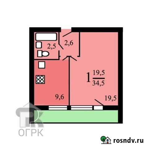 1-комнатная квартира, 34.5 м², 3/16 эт. на продажу в Москве Москва - изображение 1
