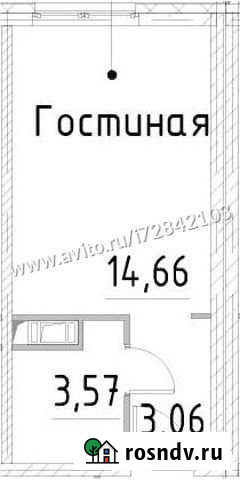 Квартира-студия, 21.3 м², 6/24 эт. на продажу в Санкт-Петербурге Санкт-Петербург - изображение 1