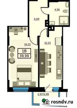1-комнатная квартира, 39.9 м², 11/26 эт. на продажу в Ростове-на-Дону Ростов-на-Дону