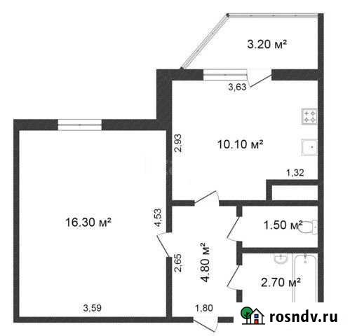 1-комнатная квартира, 35 м², 5/17 эт. на продажу в Тюмени Тюмень - изображение 1