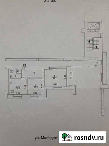 2-комнатная квартира, 56 м², 2/10 эт. на продажу в Челябинске Челябинск - изображение 1