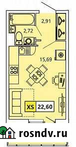 Квартира-студия, 22.6 м², 1/11 эт. на продажу в Санкт-Петербурге Санкт-Петербург - изображение 1