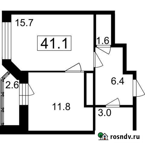 1-комнатная квартира, 38.5 м², 6/7 эт. на продажу в Мытищах Мытищи - изображение 1