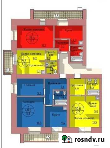 1-комнатная квартира, 36.4 м², 7/10 эт. на продажу в Благовещенске Амурской области Благовещенск - изображение 1