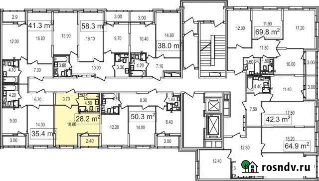 Квартира-студия, 28.2 м², 3/25 эт. на продажу в Москве Москва - изображение 1