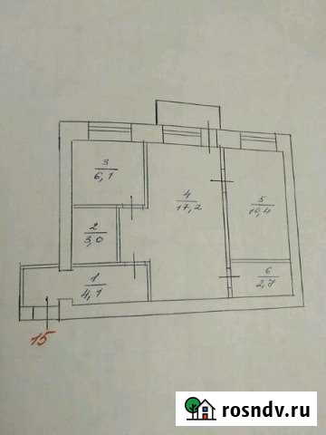 2-комнатная квартира, 45 м², 4/4 эт. на продажу в Соколе Магаданской области Сокол - изображение 1