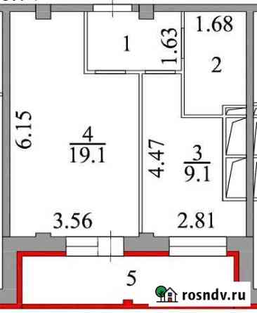 1-комнатная квартира, 40.7 м², 2/9 эт. на продажу в Софрино Софрино