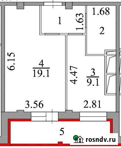 1-комнатная квартира, 40.7 м², 2/9 эт. на продажу в Софрино Софрино - изображение 1
