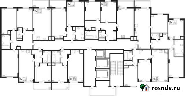 2-комнатная квартира, 58 м², 19/24 эт. на продажу в Липецке Липецк - изображение 1