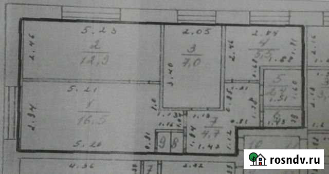 3-комнатная квартира, 51 м², 1/2 эт. на продажу в Зайково Зайково - изображение 1