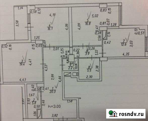 3-комнатная квартира, 102.6 м², 1/17 эт. на продажу в Краснодаре Краснодар - изображение 1