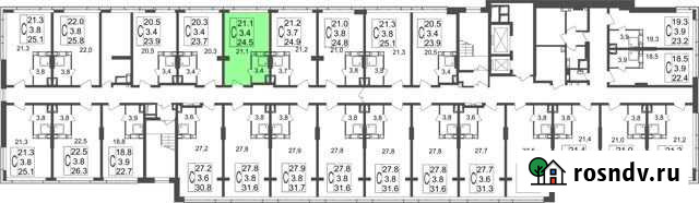 Квартира-студия, 24.5 м², 14/17 эт. на продажу в Королеве Королев - изображение 1