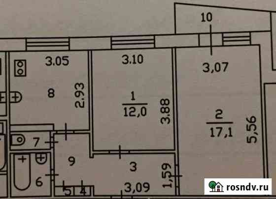 2-комнатная квартира, 49.5 м², 1/9 эт. на продажу в Тюмени Тюмень