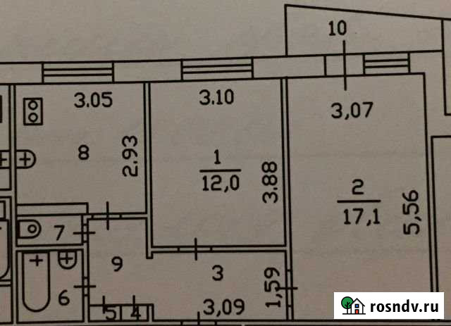 2-комнатная квартира, 49.5 м², 1/9 эт. на продажу в Тюмени Тюмень - изображение 1